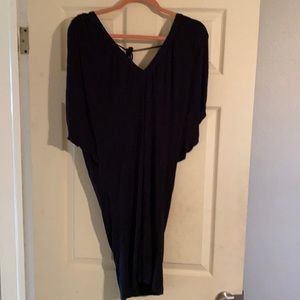 Armani Exchange Black slouch dress